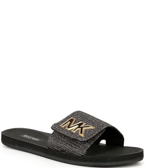 men's michael kors slides|Michael Kors slides glitter.